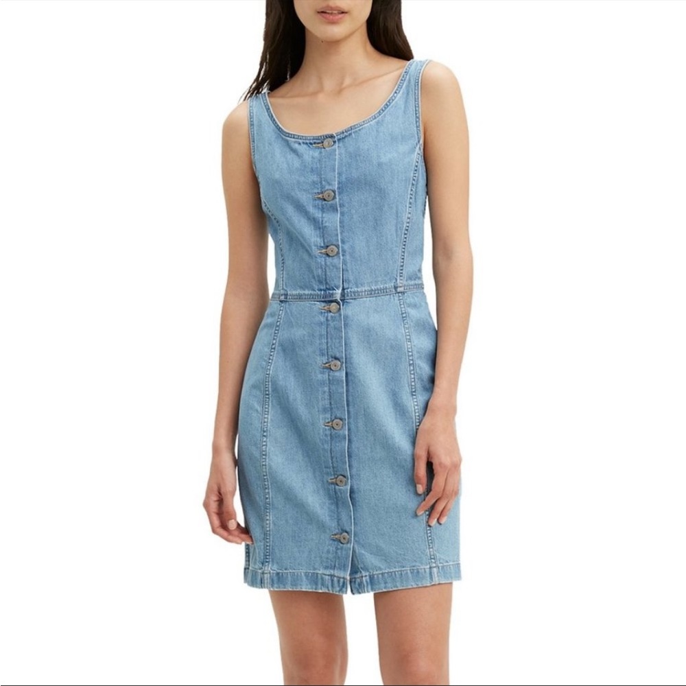 Levi’s Sleeveless Form Fitted Denim Dress